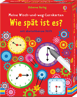 Meine Wisch-und-weg-Lernkarten: Wie spät ist es? Spiel