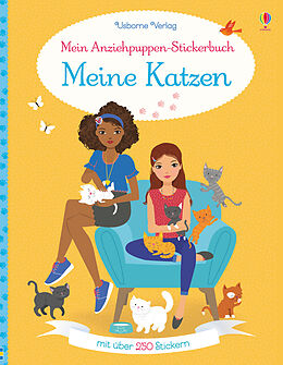 Couverture cartonnée Mein Anziehpuppen-Stickerbuch: Meine Katzen de Lucy Bowman
