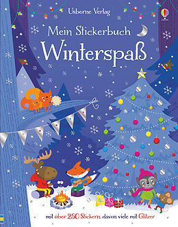 Kartonierter Einband Mein Stickerbuch: Winterspaß von Fiona Watt