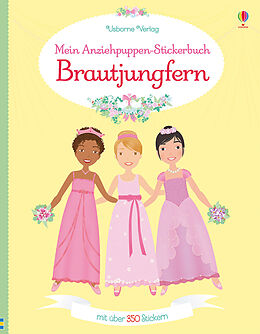 Couverture cartonnée Mein Anziehpuppen-Stickerbuch: Brautjungfern de Lucy Bowman