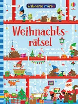 Kartonierter Einband Usborne Minis - Weihnachtsrätsel von Simon Tudhope