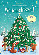 Kartonierter Einband Meine glitzernde Stickerwelt: Weihnachtszeit von Fiona Patchett