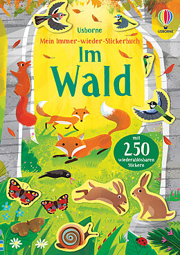 Kartonierter Einband Mein Immer-wieder-Stickerbuch: Im Wald von Caroline Young