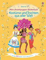 Kartonierter Einband Mein Anziehpuppen-Stickerbuch: Kostüme und Trachten aus aller Welt von Emily Bone