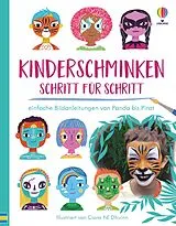 Fester Einband Kinderschminken - Schritt für Schritt von Abigail Wheatley