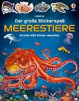 Kartonierter Einband Der große Stickerspaß: Meerestiere von Simon Tudhope