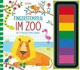 Fester Einband Fingerstempeln: Im Zoo von Fiona Watt