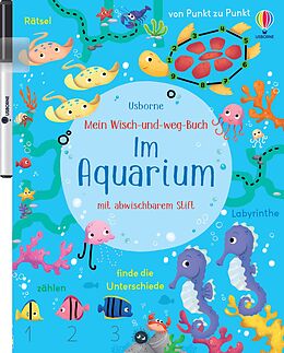 Kartonierter Einband Mein Wisch-und-weg-Buch: Im Aquarium von Kirsteen Robson