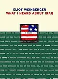 E-Book (epub) What I Heard About Iraq von Eliot Weinberger