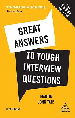 E-Book (epub) Great Answers to Tough Interview Questions von Martin John Yate