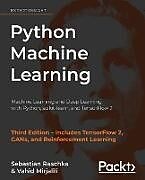 Couverture cartonnée Python Machine Learning de Sebastian Raschka, Vahid Mirjalili