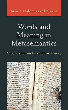 E-Book (epub) Words and Meaning in Metasemantics von Juan José Colomina-Almiñana