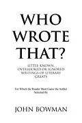 E-Book (epub) Who Wrote That? von John Bowman
