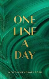Tagebuch geb Malachite Green One Line a Day von Chronicle Books