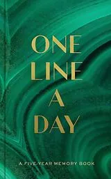 Fester Einband Malachite Green One Line a Day von Chronicle Books