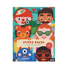 Article non livre Sticker Activity Set: Funny Faces de Petit Collage