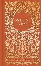 Fester Einband Gilded One Line a Day von Chronicle Books