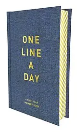 Tagebuch geb Denim One Line a Day von Chronicle Books