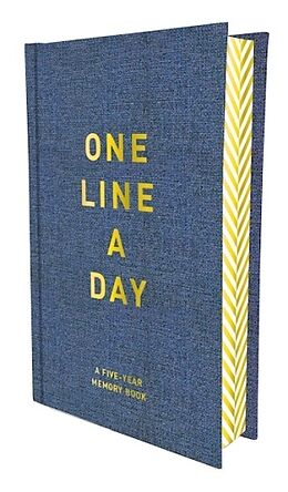 Livre Relié Denim One Line a Day de Chronicle Books