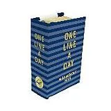 Tagebuch geb Navy Stripes Mini One Line a Day von Chronicle Books