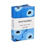 Tagebuch geb Marimekko One Line a Day (Blue Unikko) von Marimekko