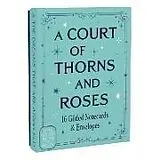 Textkarten / Symbolkarten A Court of Thorns and Roses Official Gilded Notecards von Sarah J. Maas