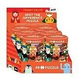 Spot the Difference Puzzle: Funny Faces CDU of 6 Spiel