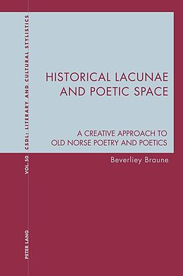Couverture cartonnée Historical Lacunae and Poetic Space de Beverliey Braune