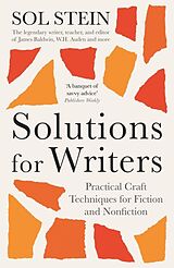 Couverture cartonnée Solutions for Writers de Sol Stein