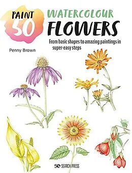 E-Book (pdf) Paint 50: Watercolour Flowers von Penny Brown