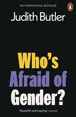 Couverture cartonnée Who's Afraid of Gender? de Judith Butler