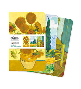  National Gallery: Van Gogh Set of 3 Mini Notebooks de Flame Tree Publishing