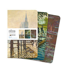  National Gallery: Monet Set of 3 Mini Notebooks de Flame Tree Publishing