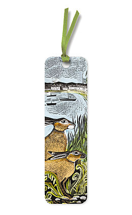 Article non livre Angela Harding: Rathlin Hares Bookmarks (Pack of 10) de Flame Tree Publishing