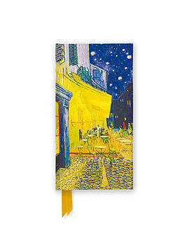  Vincent van Gogh: Café Terrace (Foiled Slimline Journal) de Flame Tree Publishing