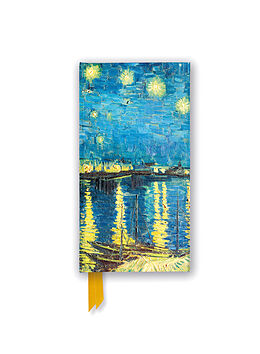  Vincent van Gogh: Starry Night over the Rhone (Foiled Slimline Journal) de Flame Tree Publishing