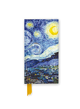  Vincent Van Gogh: Starry Night (Foiled Slimline Journal) de Flame Tree Publishing