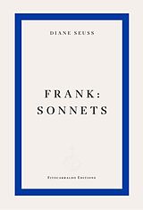 Couverture cartonnée frank: sonnets de Diane Suess