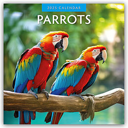 Kalender Parrots  Papageien 2025  16-Monatskalender von Robin Red