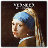 Geheftet Johannes Vermeer  Jan Vermeer 2025  16-Monatskalender von Robin Red