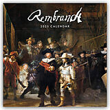 Geheftet Rembrandt 2025  16-Monatskalender von Robin Red
