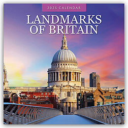 Kalender Landmarks of Britain  Sehenswürdigkeiten Großbritanniens 2025  16-Monatskalender von Robin Red