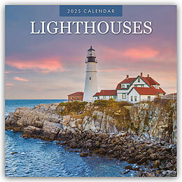 Kalender Lighthouses  Leuchttürme 2025  16-Monatskalender von Robin Red