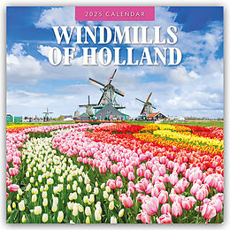 Kalender (Kal) Windmills of Holland  Windmühlen der Niederlande 2025  16-Monatskalender von Robin Red