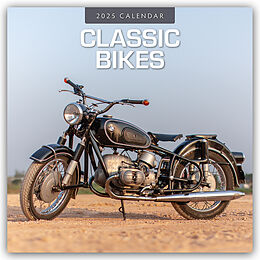 Kalender (Kal) Classic Bikes  Klassische Motorräder 2025  16-Monatskalender von Robin Red