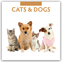 Kalender Cats &amp; Dogs - Katzen &amp; Hunde 2026 - 16-Monatskalender von Red Robin Publishing Ltd
