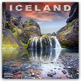 Iceland Island 2025 16-Monatskalender von Avonside Publishing Ltd: Buch 