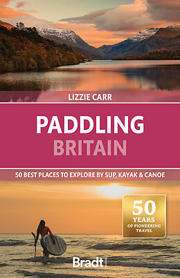 Couverture cartonnée Paddling Britain de Lizzie Carr