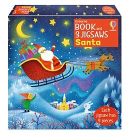 Couverture cartonnée Usborne Book and 3 Jigsaws: Santa de Taplin Sam