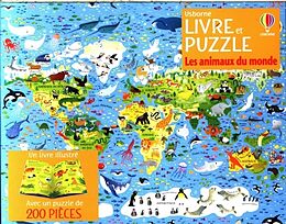 Coffret Les animaux du monde : livre et puzzles de 200 pièces de Rosamund; Lucas, Gareth Smith